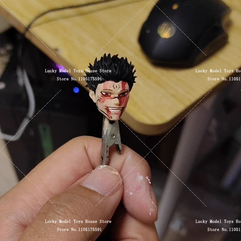 1/12 Fushiguro Toji Sukuna Gojo Anime Male Delicate Painted Head Sculpt Model Toys Customzation For 6" Shf Romankey Vtoys Body - Image 10