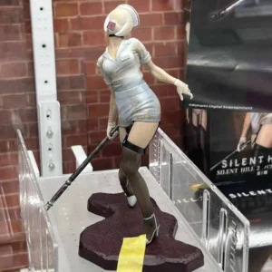 In Stock Original Konami Silent Hill 2 Figure Triangle Head Bubble Head Nurse Pvc Collectible Model Doll Toy Gift
