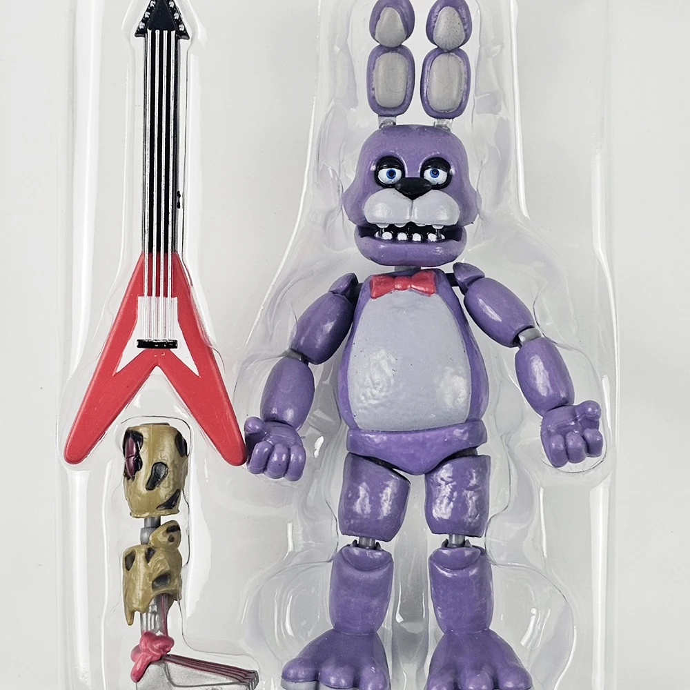5 Inch Freddy Bonnie Chica Foxy Nightmare Articulated Toy Figure - Image 10