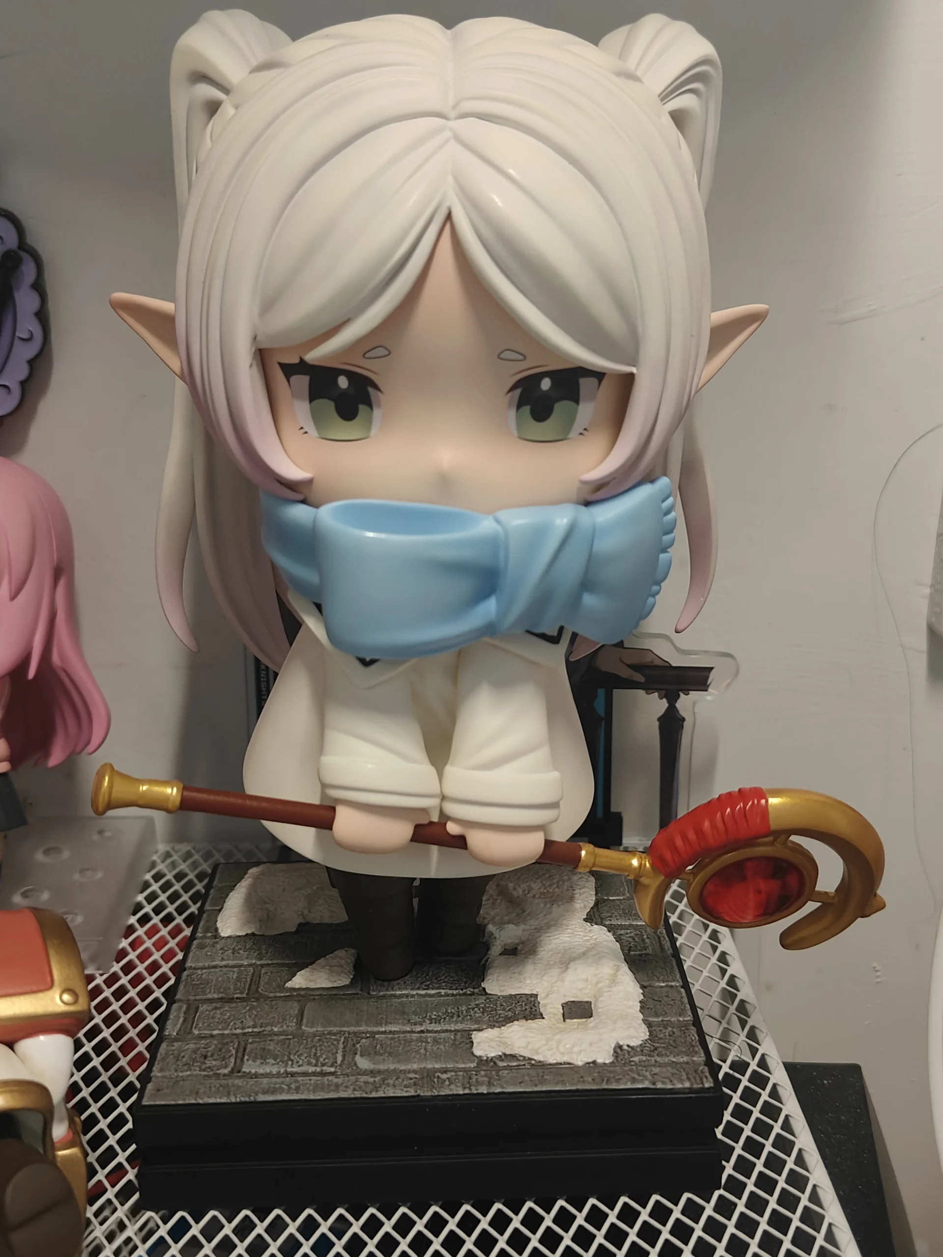 Anime Frieren q-version kawaii Standing posture Action Figure PVC Model statue Toys Desktop ornament Collectible Gifts boxed