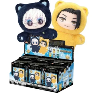 HOT  Kawaii Jujutsu Kaisen 2 Cat Ear Plushie Series Blind Box Mystery Box Anime Toy-Room Decoration-Collect-Festvial Gift..