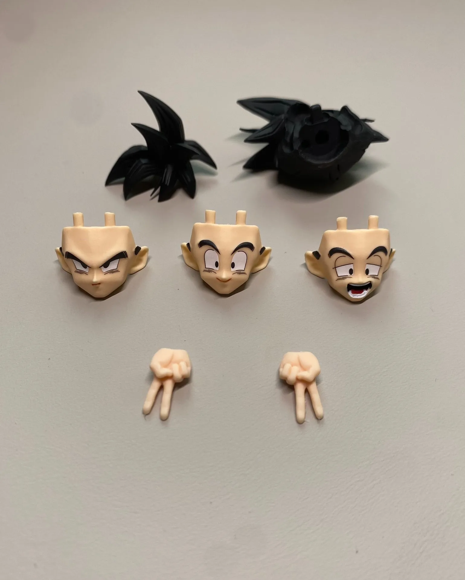 New Ko Hm&Air Shf Dragon Ball Z Ssj Son Gohan Ha001-004 Dlc Heads Accessories Anime Action Figures Model Collection Gifts Toys - Image 11