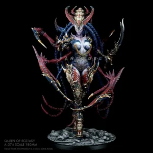 180mm Demon Mother Resin Soldier White Model Resin Figures Model Warrior 3D Printing Unassembled Unpainted Self-assembly Craft