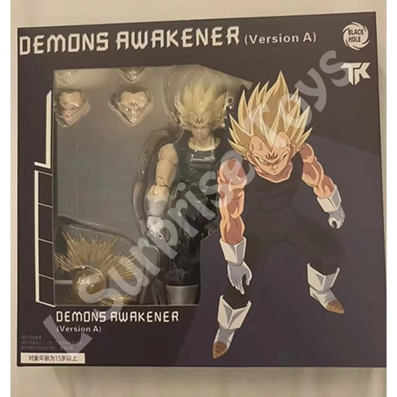 Black Hole TK Custom Dragon Ball Z SHF Super Saiyan Majin Vegeta Battle Damage Full Power Anime Action Figures Models Gifts Toys - Image 8