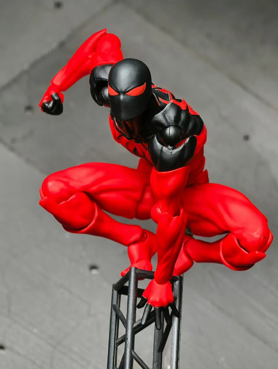 In Stock Mess Toys Spider Man Scarlet Spider Kaine Parker Messtoys Spiderman Black Suit Symbiote Anime Action Figure Gift Toys - Image 5