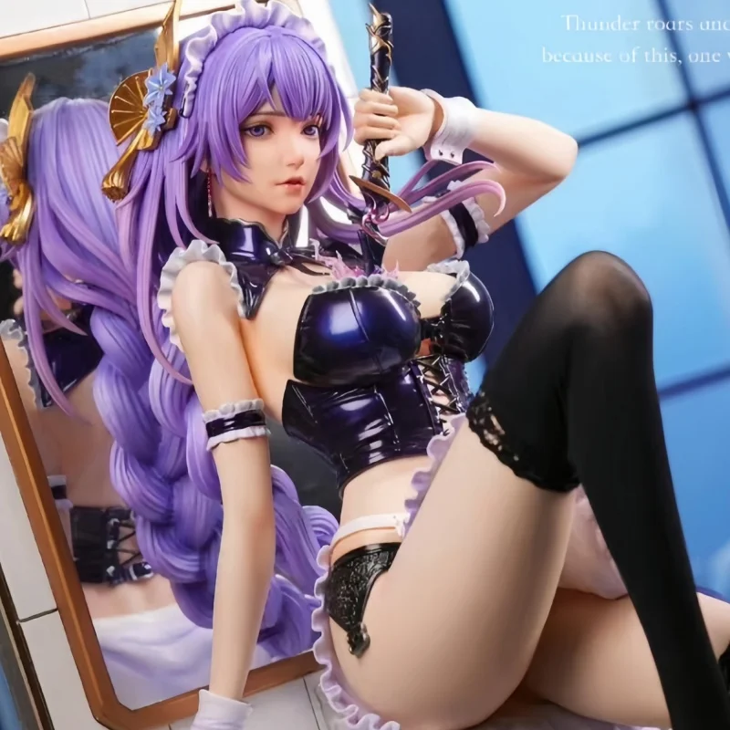 Genshin Impact Raiden Shogun Action Figure - Raiden Ei Collectible Figurine Beelzebul Statue Model Doll for Home Decor Xmas Gift - Image 4