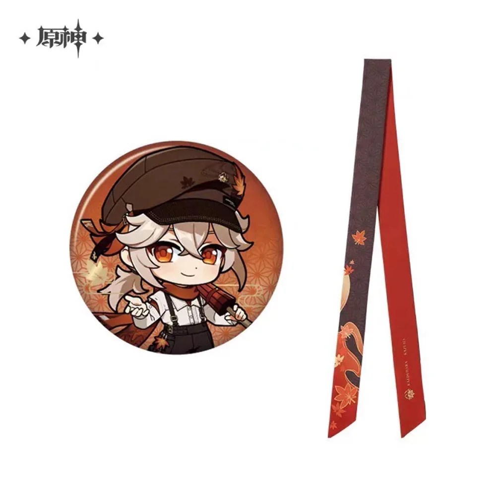 Sunsyea Official Genshin Impact Merch From miHoYo Kazuha Theme Series Badge Hairband Set