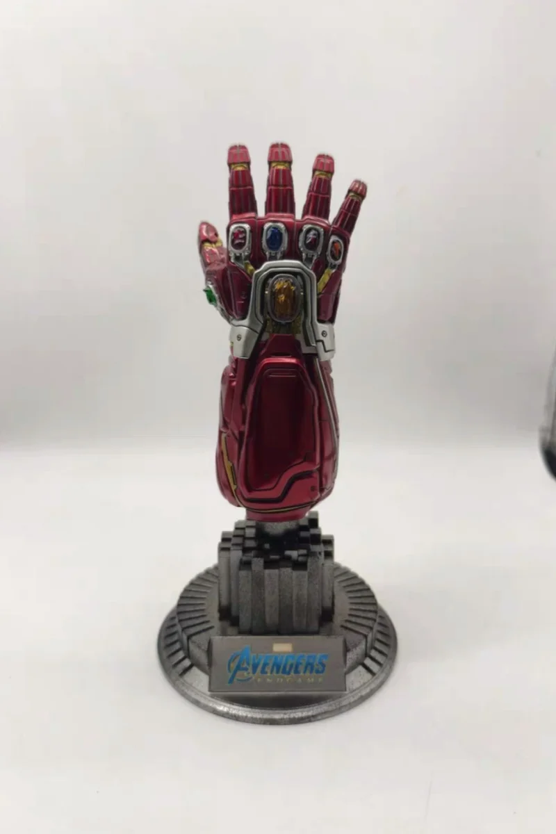 Marvel Avengers Thanos Hulk Infinity Gauntlet Glow Iron Man Nano Gloves 1:4 Collectible Figurine Model Decorative Item Toys Gift