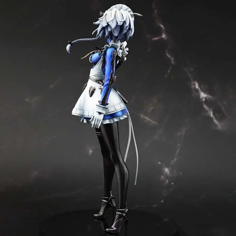 Touhou Project game character Izayoi Sakuya figure, short-haired, throwing knife maid anime GK model decoration