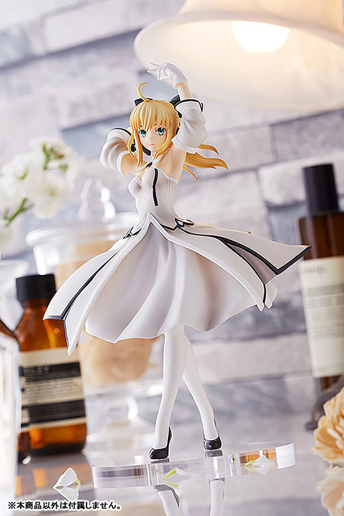 Original Genuine Good Smile Company Prepainted Pop Up Parade Fate/Grand Order Altria Pendragon Saber Lily Second Ascension Gift - Image 3