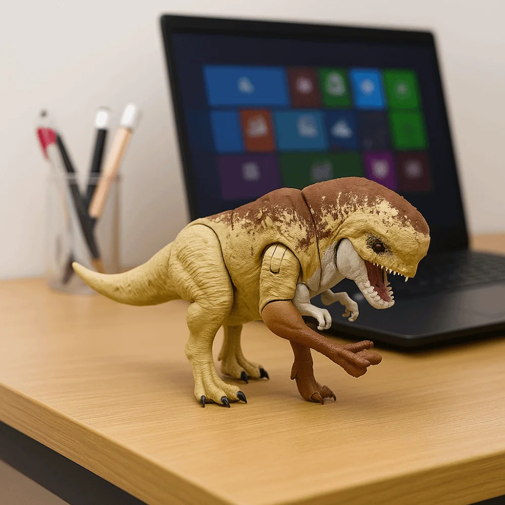 Resin Simulation Dinosaur Action Figures Handmad Collectible Realistic Dinosaur Model Toy Crafts Statue