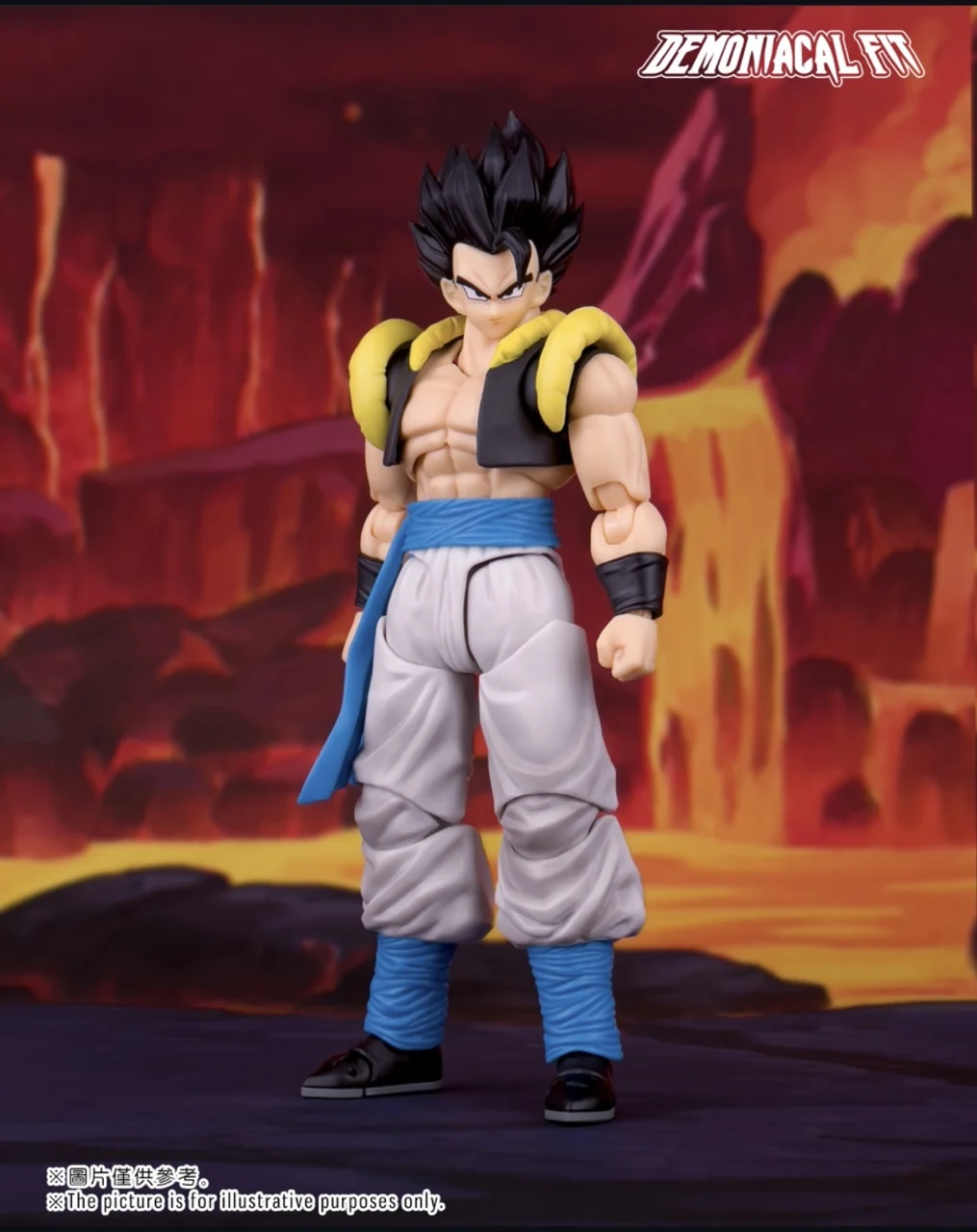 In Stock Demoniacal Fit Gogeta Figure Dragon Ball Z SHF Hero Waltz Gogeta The Supreme Dance Super Saiyan Trunks Action Figures - Image 6