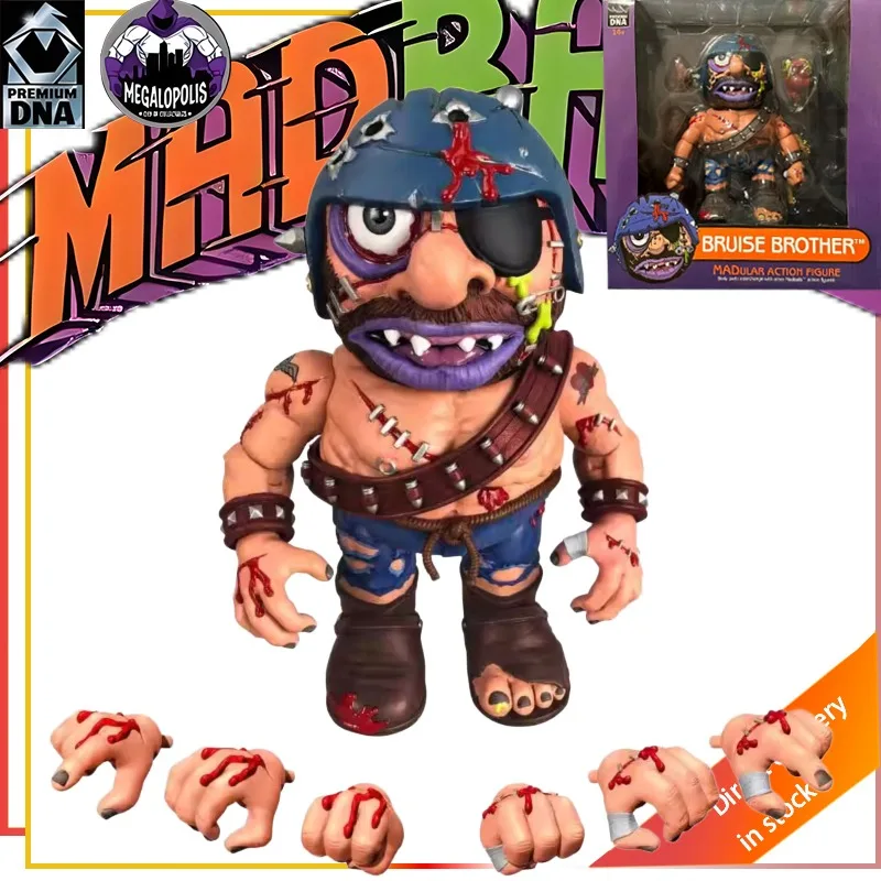 Megalopolis Original DNA Series Bruise Brother/ Oculus Orbus /Splitting Headache/unicorn Action Joint Mobility Figure Model Toys