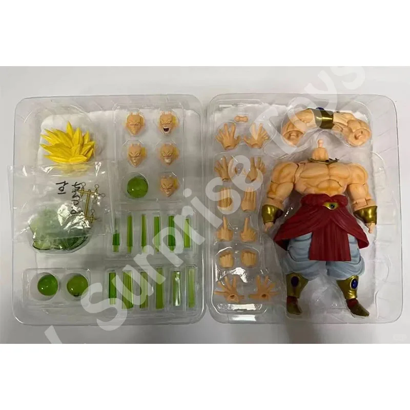 ZT Studio Broly Figure Dragon Ball Super Saiyan Broly 10 Inches Warrior Of The Ancient Anime Action Figure Model Toys Gifts
