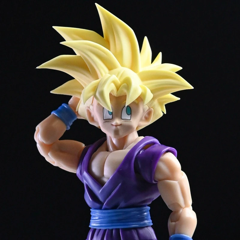 New Ko Hm&Air Shf Dragon Ball Z Ssj Son Gohan Ha001-004 Dlc Heads Accessories Anime Action Figures Model Collection Gifts Toys - Image 5
