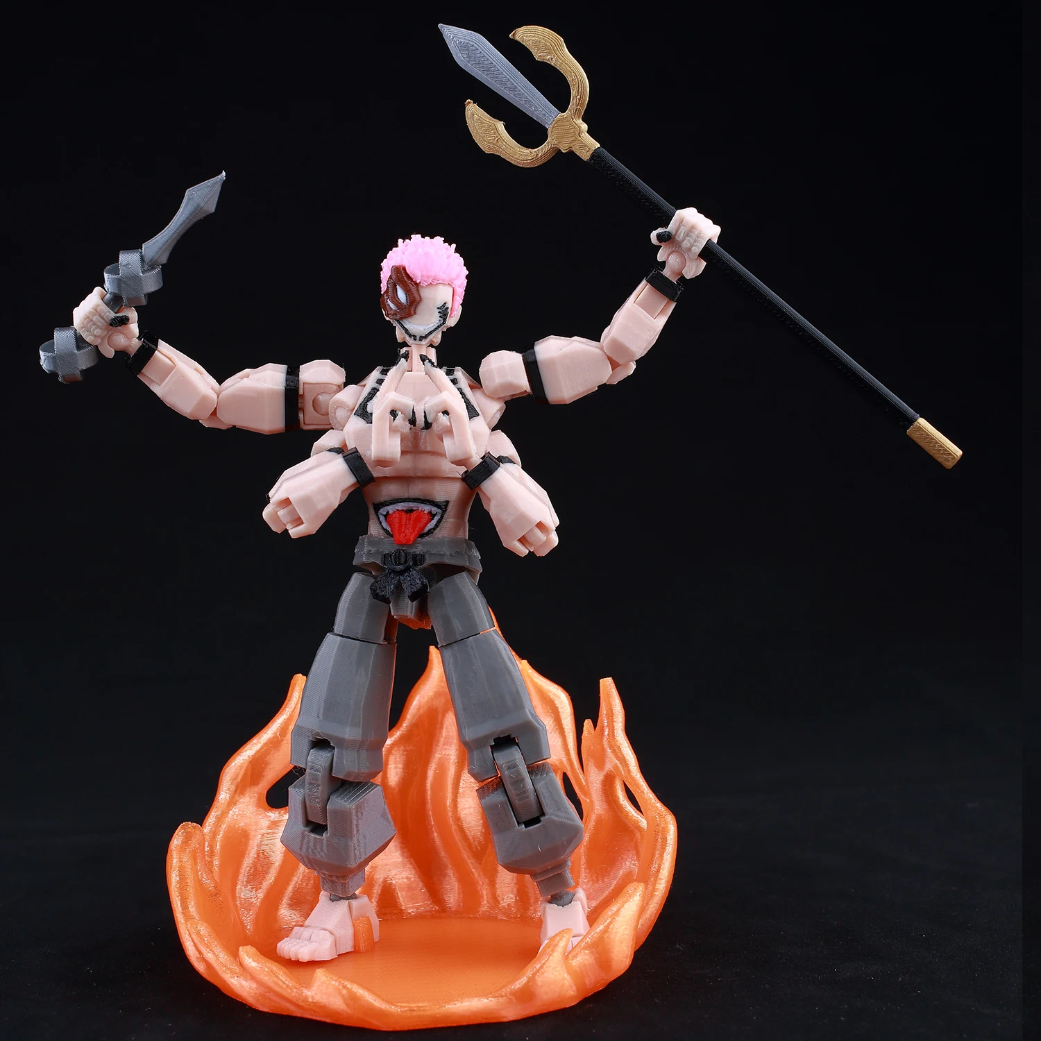 9L3D Printed Multi-Joint Action Figure T13 Titan13 Jujutsu Kaisen Sukuna King Of Curses Dummy13 Lucky13 Anime Model Kit Toys