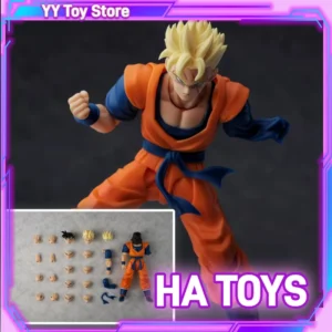 HA TOYS HAZ001 Dragon Ball Z Shf Super Saiyan Anime One-Armed Hero Gohan Action Figure Statue Model Collectible Toys Gift