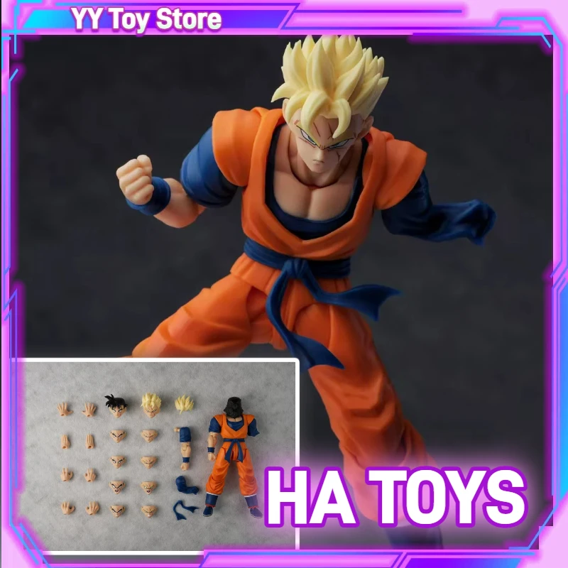 HA TOYS HAZ001 Dragon Ball Z Shf Super Saiyan Anime One-Armed Hero Gohan Action Figure Statue Model Collectible Toys Gift
