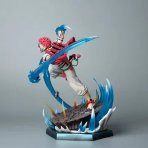 Hot Demon Slayer Akaza Luminous Hand-Made Model Statue Scene Third Wind Gk Jianke Collectible Action Figure Toy