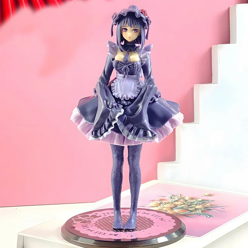 Action Figurine My Dress-Up Darling Anime Figure Kitagawa Marin Black Maid Shizuku Kuroe Statue Collection Decor Model Toy Gift