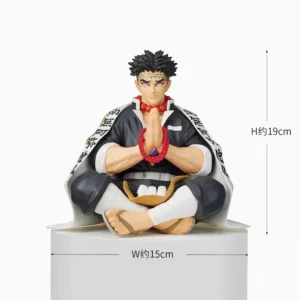 Authentic SEGA Demon Slayer Stone Pillar Gyomei Himejima Prize Figure, Noodle Press Function/Authentic Laser Label, ABS