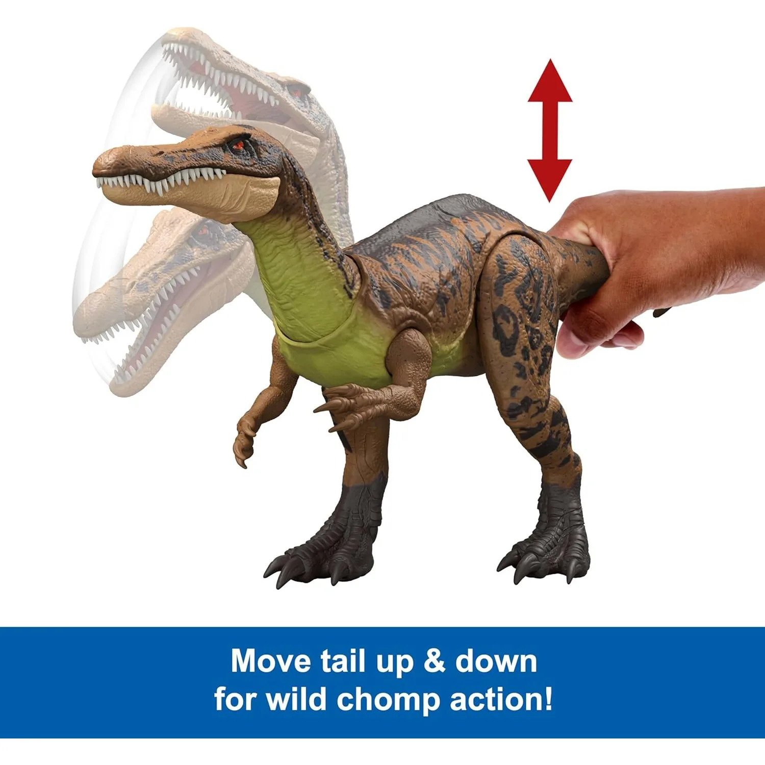 2025 New Original Mattel Jurassic World Gigantic Trackers Suchomimus Dinosaur Action Figure Toys for Boy Children Christmas Gift - Image 4