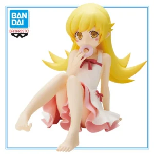 In Stock BANDAI BANPRESTO Nisioisin “MONOGATARI Series” Oshino Shinobu Relax Time Anime Action Figures Model Collection Toy Gift