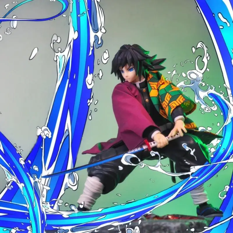 Demon Slayer Anime Tomioka Giyuu New Shf Handmade Kimono Clothes Clothing Is Suitable for 1/12 Size Movable Humanoid Toys