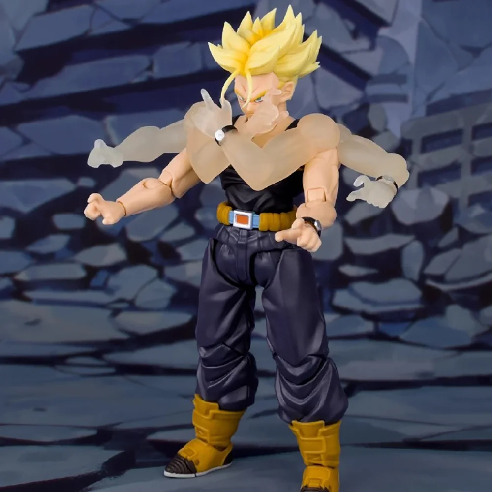 In Stock New Demoniacal Fit Dragon Ball Z Shf Super Saiyan Trunks Action Figure The Coming One Free The Future Figures Anime Toy - Image 3