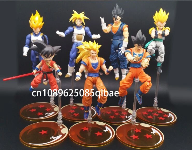 In Stock 7pcs/set Exclusive Color Stage Support Stand Bracket for 1/10 1/12 SHF Dragon Ball Seven Star Stand  Accessories