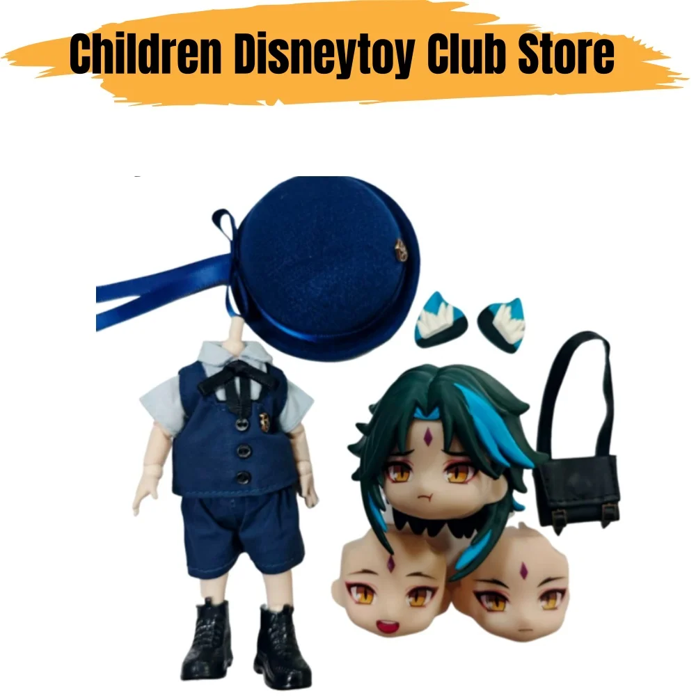 Ob11 1/12 Genshin Impact Anime Xiao BJD Model Doll Action Figure Model Figurine Decoration Toys Dinosaur costume - Image 9