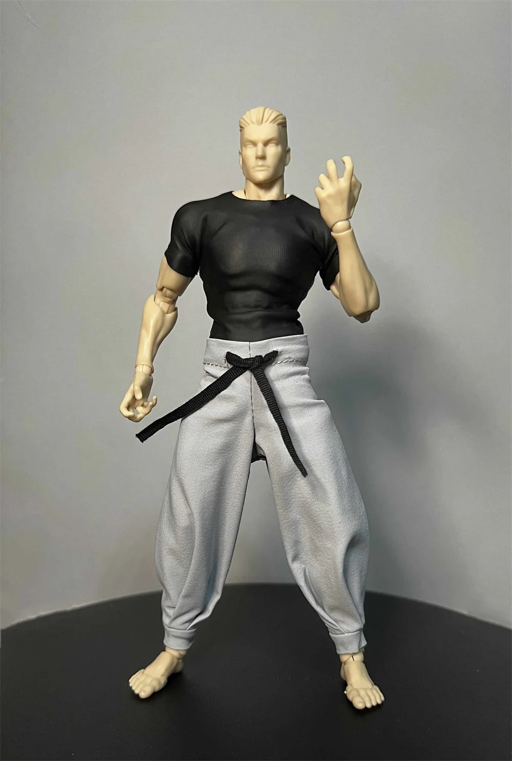 Handmade 1/12 Japanese Anime College Uniform Frock Taoist Robe Combat Clothing Accessories for SHF Romankey Action Figure - Image 5