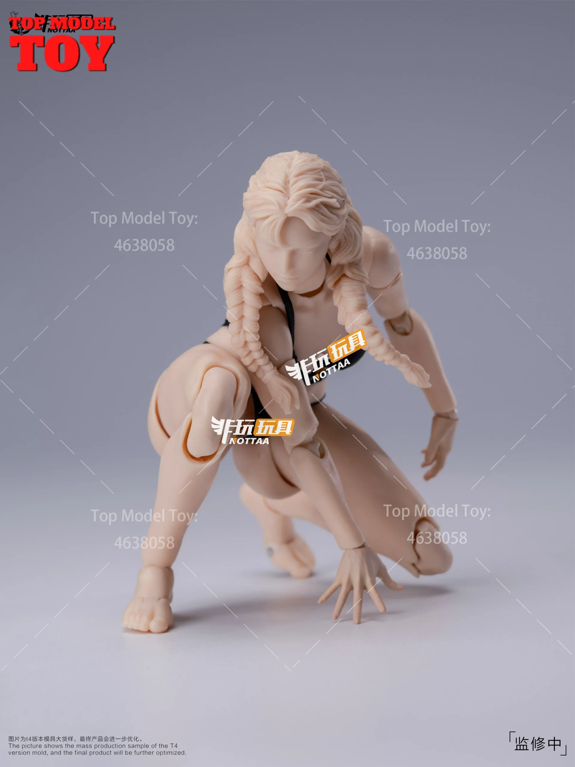 Notaman NT-04 1/12 Scale Female Body 16cm Girl Action Figure Joint Body and Head Sculpt 6'' Soldier Super Flexible Body Model - Image 4