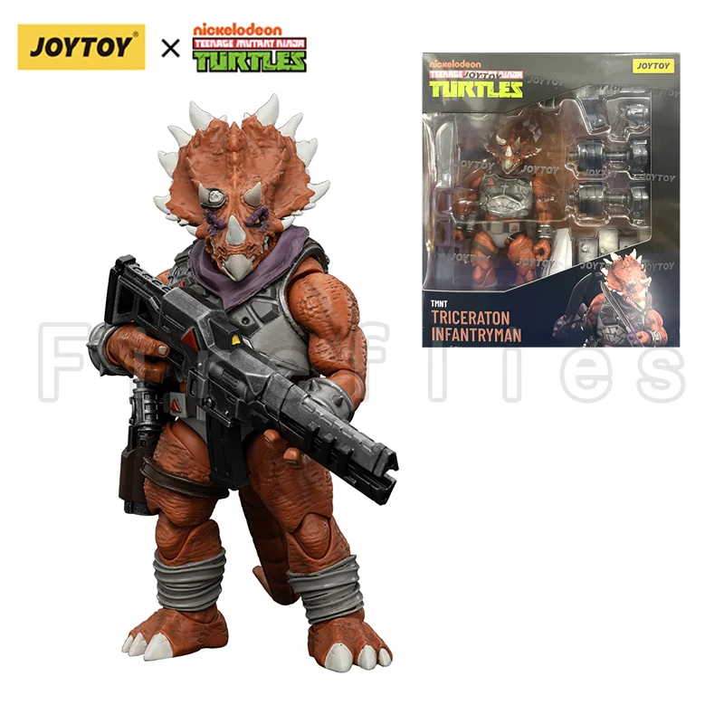 1/18 JOYTOY Action Figure Turtles-Captain Zorax Adjutant Zork Triceraton Infantryman Casey Jone Anime - Image 11