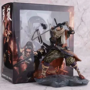 Sekiro Shadows Die Twice Wolf Action Figure Anime Figuras GK Statue Toys 19cm PVC Collection Model Ornament Gift for Children