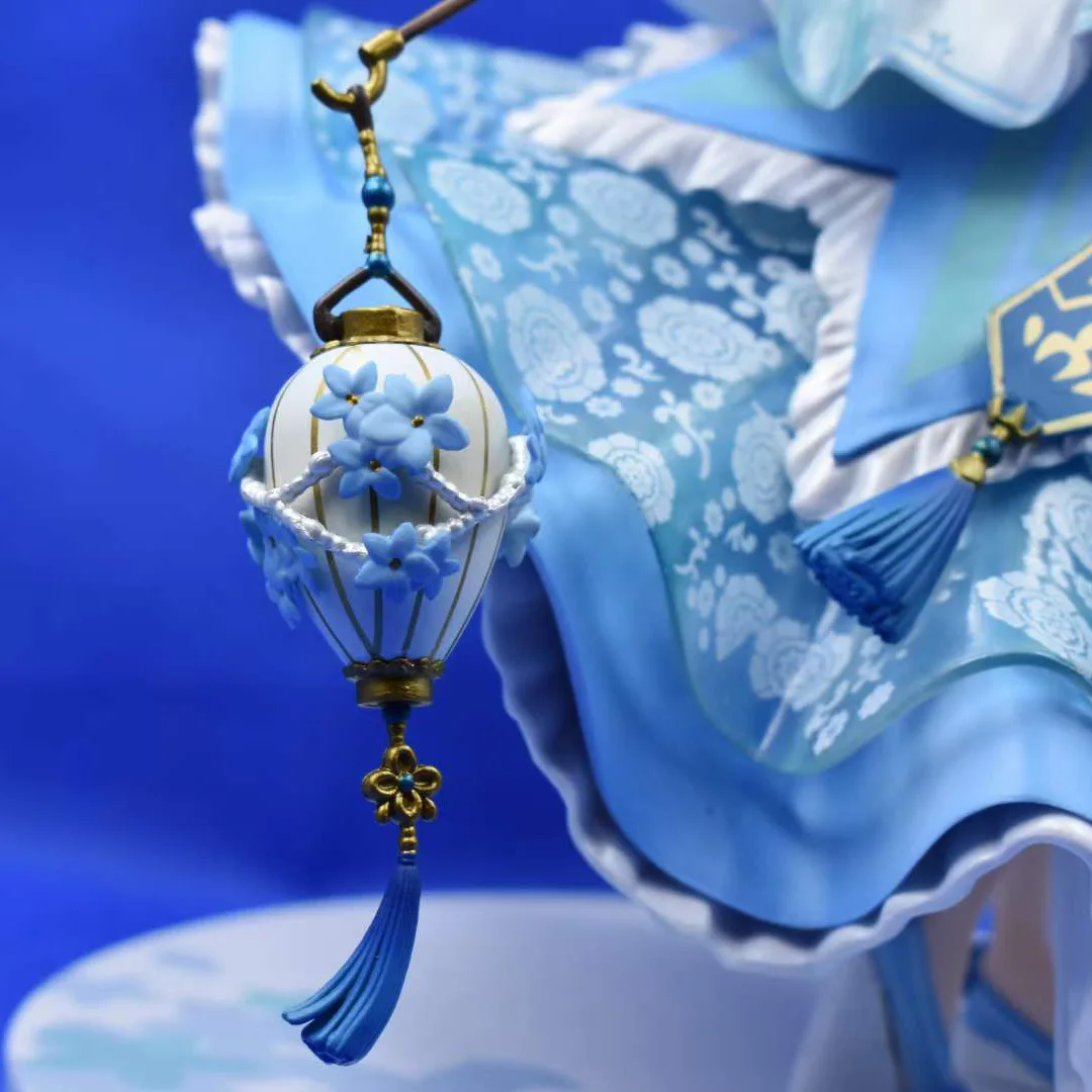 Rem Collectible Action Figure Re Zero Starting Life In Another World Hanfu Style Face Swapable Model With Lantern For Anime Fans - Image 4