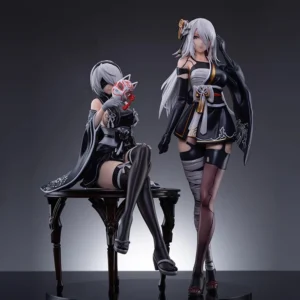 Game Figure 2B sitting action figures YoRHa Type A kimono 2A figurines Doll PVC Models Toys Adult Collection Statue Gifts 21.5cm