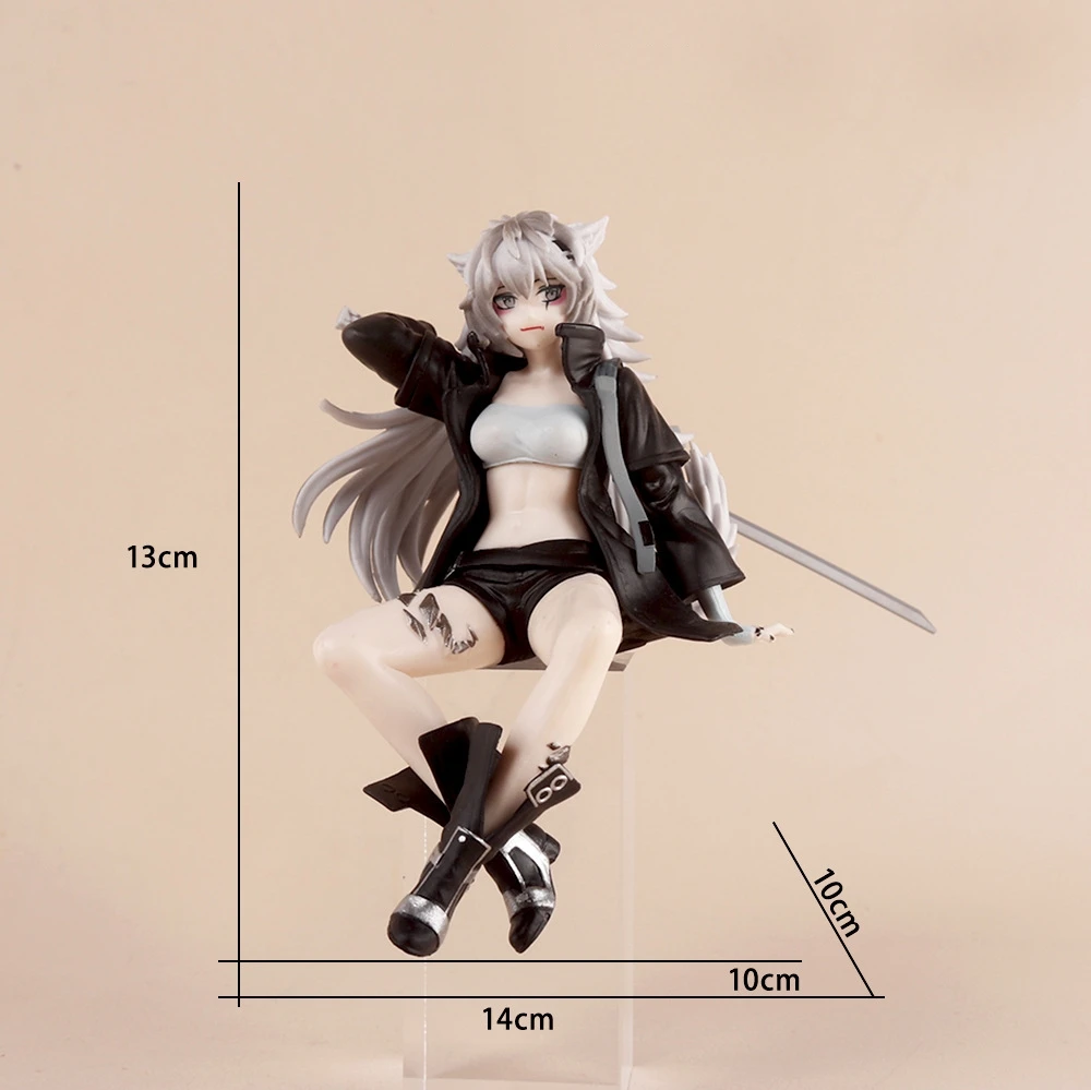 Arknights Anime Action Figure Lappland 13cm Sitting Posture Kawaii Figures Collection Model Statue Toy Gifts