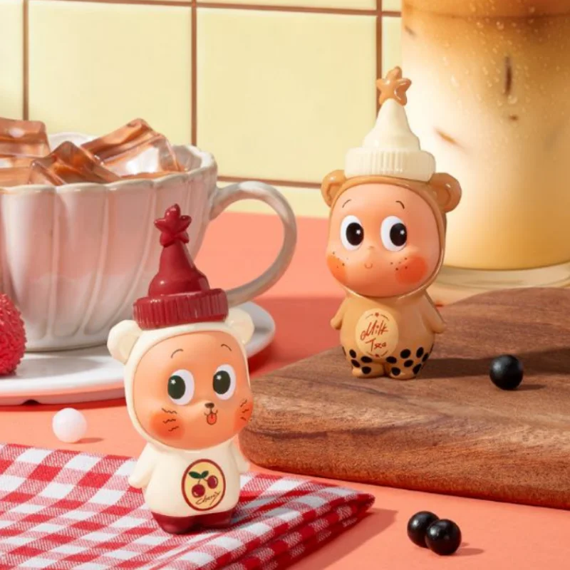 Limited POPMART TWINKLE TWINKLE Create Your Taste Mike Tea&cherry Series Blind Box Kawaii Anime Figure Caixa Caja Christmas Gift - Image 4