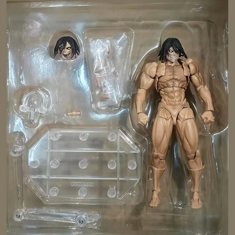 Kaiyodo Attack on Titan The Female Titan Annie Leonhart Revoltech Yamaguchi Anime Action Figures Figurine Ko Model Toys Gift - Image 7