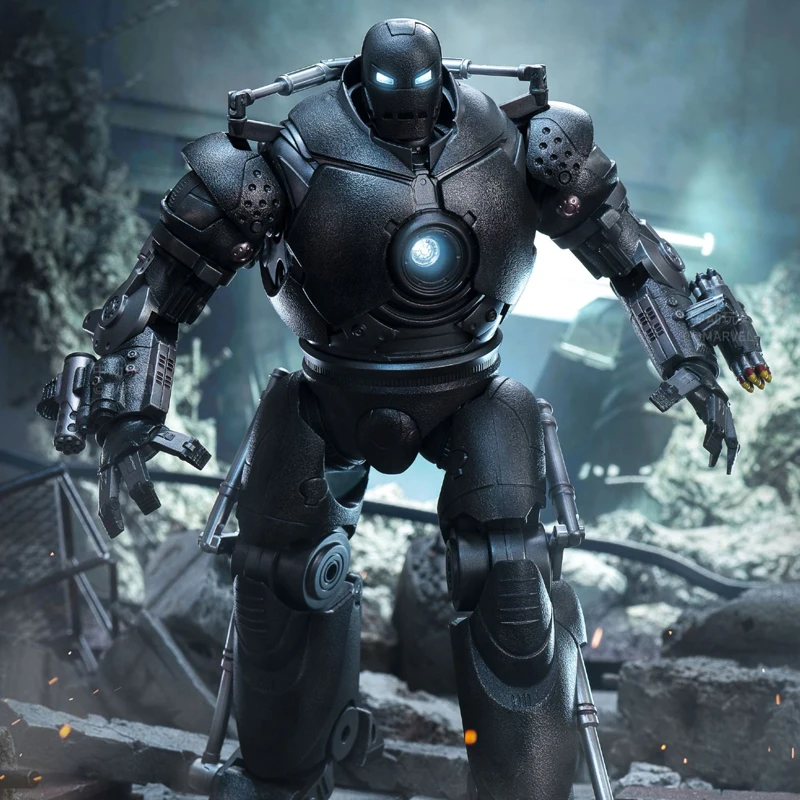 Original ZDTDS Iron Man Tony Stark Whiplash Blacklash Iron Monger MK3 Action Figure Collection Movie Model Doll Toys XMAS Gifts - Image 3