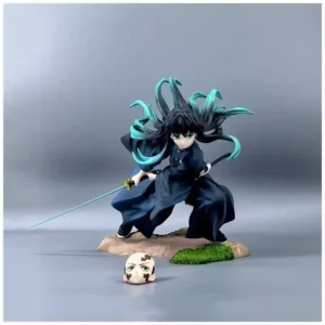 In-Stock Demon Slayer Anime Tokitou Muichirou Action Figure Gk Statue Figurine Model Doll Collection Ornament Model Toys Gift