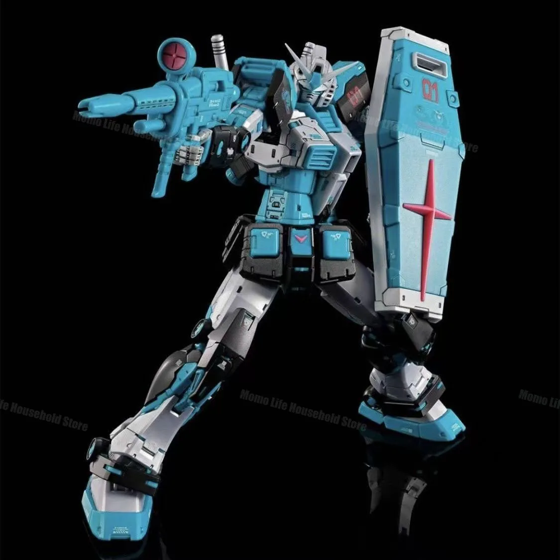New GAOGAO Model 1/144 RG RX-78-2 2.0 Miku Color scheme Assembly Model Kits Plastic skeleton Action Figure Robot Plastic Model