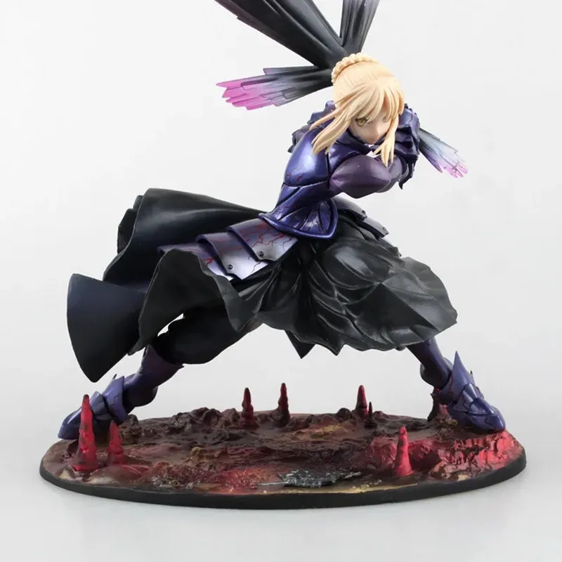 Fate/Stay Night Altria Pendragon Black Saber Hammer Anime Action Figure 18CM Multi-Jointed Toy Model for Collectors And Gifts - Image 3