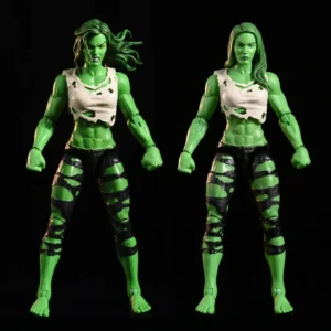 Marvel Legends Exclusive She Hulk Hulkettes Angry & Normal Head Version No Extra Open Hands 6" Loose Action Figure