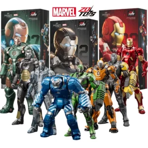 ZD Toys Iron Man Action Figure Mark 35 Red Snapper Iron Man MK 24 MK 22 MK 47 Tony Stark Ironman Figure Action Collect Toy Gift
