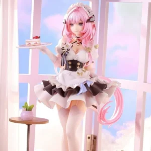Elysia Maid Anime Figure Pink Sweetheart Dessert Theme Collectible Statue Model Cute Decoration Gift