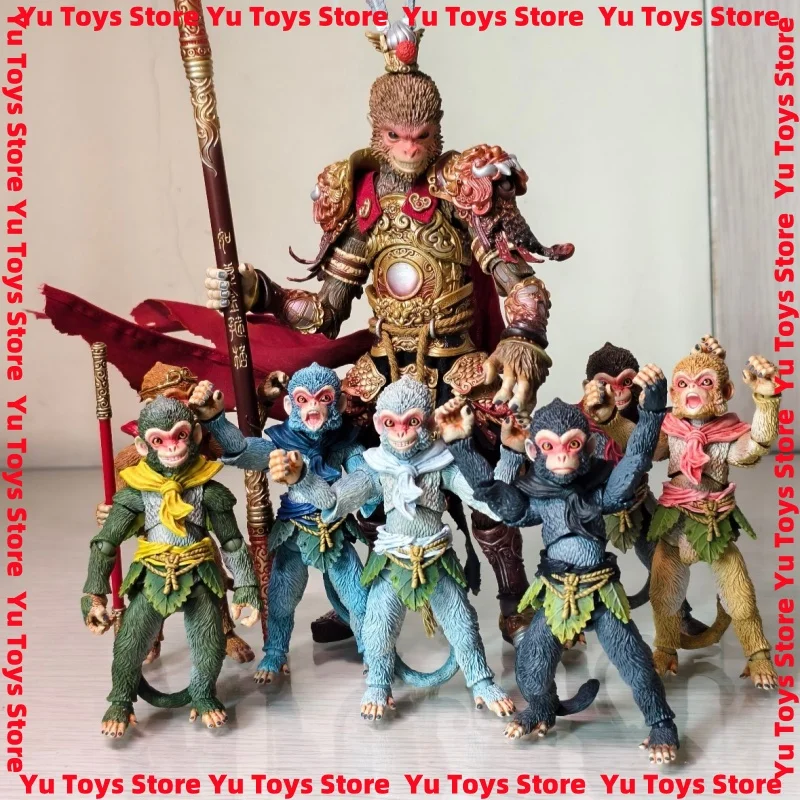 Genuine Fury Toys 1/12 Huaguo Mountain Monkey Action Figures Sun Wukong Decorative Ornaments Model Kt Toy