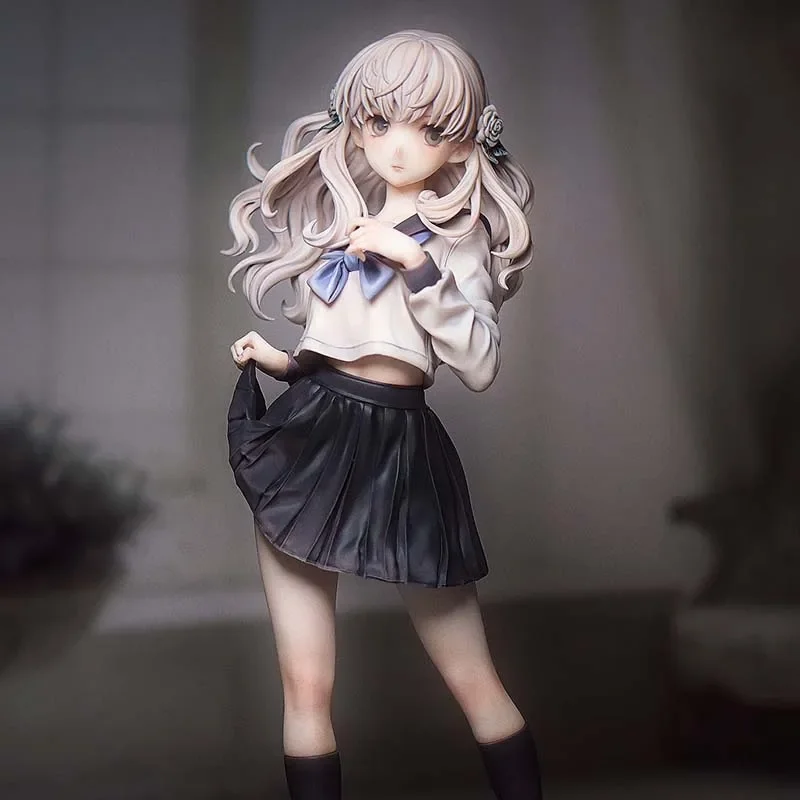 22Cm Game 13 Sentinels:aegis Rim Figure Fuyusaka Iori Standing Posture Pvc Action Figures Model Desktop Cabinet Decoration Toy