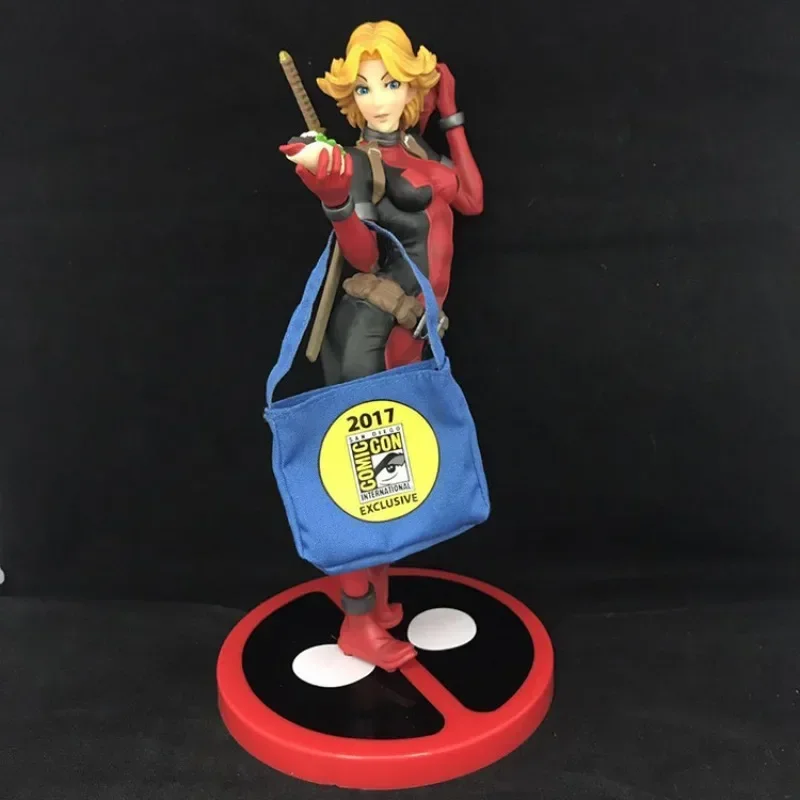 24cm X-MAN Super Hero Deadpool Beautiful Girl Action Figure Anime Hobby Collectible Model Toy Figures Gifts